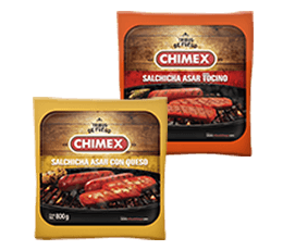 Empaque Salchicha para Asar con Queso y Salchicha para Asar Tocino Chimex Empaque Salchicha para Asar con Queso y Salchicha para Asar Tocino Chimex